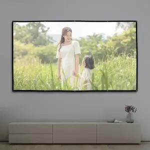 가정용스크린 이동형 9비율) 홈시어터 (16 빔프로젝터 빔스크린 스크린(265x150cm) 대형스크린