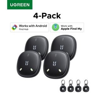 UGREEN FineTrack 미니 듀오 2-in-1 글로벌 위치 추적기, 스마트 블루투스 아이템 가방, 열쇠용 분실 방지