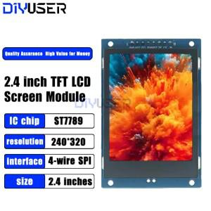 DIYUSER 2.4인치 TFT LCD 스크린 모듈 240x320 ST7789 라즈베리 파이 프로젝트용 SPI 컬러 디스플레이