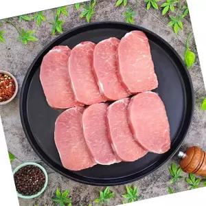 국내산 냉동 등심 돈가스용 1cm절단 연육작업O 500g 캠핑고기