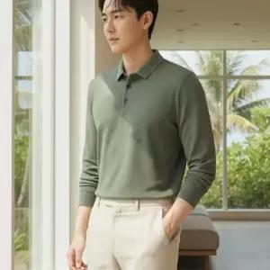 골프 메쉬 긴팔 카라 티셔츠 쿨링 쿨티긴팔 골프복