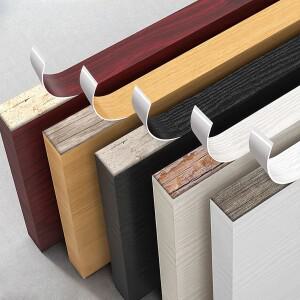 1PC 10mx2cm 접착식 PVC 엣지 밴딩, 목재 주방 옷장 가구 테이블 책상 보드 광택 마감