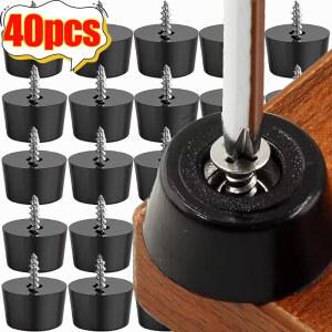 방진고무패드 840PCS 고무 패드 방진 미끄럼 방지 다리 가구 의자 테이블 보호기 바닥 매트 커버 라운드