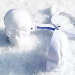 해골 눈집게 눈사람만들기 눈뭉치기 스노우볼메이커
