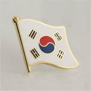 태극기뱃지 라펠 대한민국 플래그 컬렉션 기념품 한국 국기 브로치 핀 정장