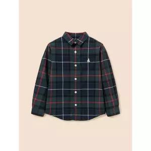 [BEANPOLE KIDS] [Essential] 헤릿 체크 셔츠  그린 (BI6864UE2M)