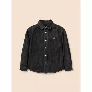 [BEANPOLE KIDS] [Essential] 데님 셔츠  블랙 (BI6864UE15)