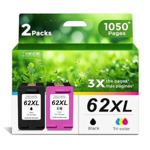 hp호환 잉크 62XL용 카트리지 교체용 62XL HP62 블랙 컬러 | 콤보 팩은 5540 5660 7640 7645 5542 5545 5640 5642 5664 5665 250 5740 5743 5745 8040 8045 프린터에서 작동합니다