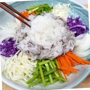 다리 몸통 한치물회 2인분 술안주