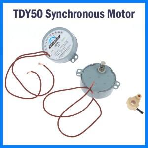 TDY50 동기 모터 전기 선풍기, AC 쉐이킹 헤드, 영구 자석 모터, 220V