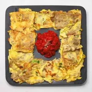 안주 야식 수제전, 소고기육전 2팩 400g 꼬지,깻잎전,동태전,동그랑땡