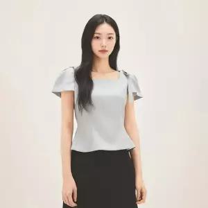 [스타필드 고양 로엠] 스퀘어넥 리본 블라우스 RMBLG26ST1