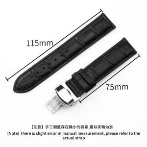 Tissot Original 교체 1853 Le T41 시계 호환용 호환용 밴드 호환 T00407b  가죽 불가사리 Junya