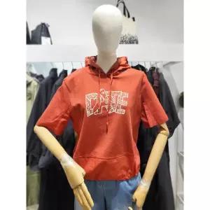 [올리비아로렌] 페이즐리 포인트 후드 반팔 티셔츠 vvcas5m3451