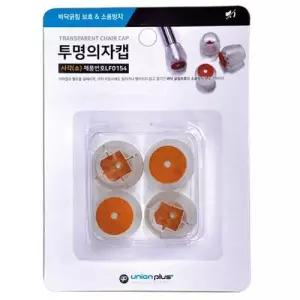 의자발 캡 체어슈즈 투명 사각 (소) (LF-0154) 층간소음 바닥스크래치 WFJAP5Y