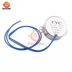 선풍기회전모터 2535-6 rmin 동기 모터 Pro TYC-50 AC 110V 220V 12V 5060Hz 토크 4W CWCCW 선풍기용 전자