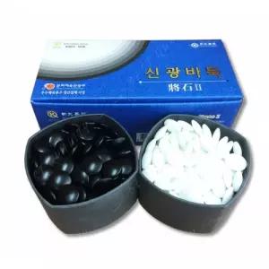 신광바둑 바둑알 장석2호 바둑용품 360알 22x8 바둑돌