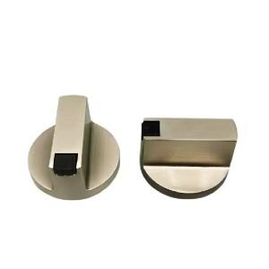 2PCS 금속 8mm/6mm/4mm 범용 실버 가스 스토브 컨트롤 노브 어댑터 오븐 스위치 조리 표면 제어 잠금 장치