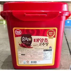고추장 ( 태양초 6.5K) 대용량 식당 업소용 양념장 요리용 조리용 맛있는 식자재