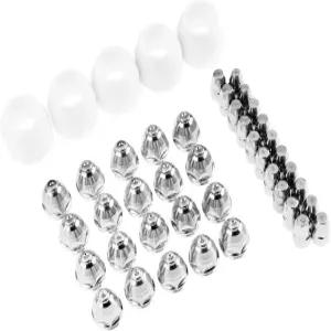Mtsooning P80 플라즈마 절단 토치 소모품 45 PCS 80Amp 0.059 및 1.5mm 팁 노즐 전극 키트 BTC800DP 커터
