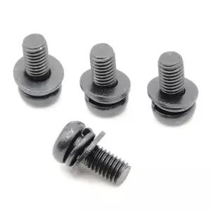 ReplacementScrews Sony XBR-65X900F 호환 TV 스탠드 나사 스탠드/다리용 전체 세트 블랙 도금 미터법 스틸