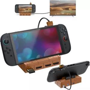 Switch 2 TV 독 4K/60Hz HDMI 2.0A 어댑터 펌웨어 업그레이드 필요 닌텐도 스위치 2025용 휴대용 PD100W