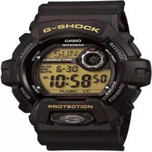 카시오 G-Shock 8900-1 전면 버튼 디자인 충격 방지 200M 방수 알루미늄 베젤 슈퍼 일루미네이터 LED