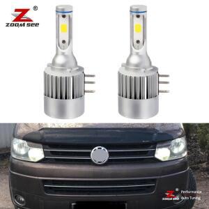 H15 Canbus 화이트 LED DRL 주간 주행 등, VW Multivan Caravelle T5 T5.1 (2010-2015) 용 하이 빔 헤드 라