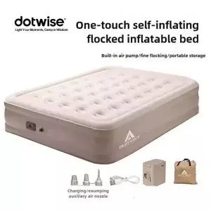 DOTWISE PVC 에어매트 텐트용 매트리스 40CM 캠핑 침대 내장 펌프 두꺼운 실내 에어 글램핑