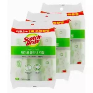 3M 대형 테이프클리너 리필 9개(2+1입 x 3개) / 돌돌이 테이프크리너 스카치브라이트
