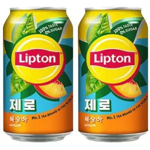 서치C1 립톤 아이스티 립톤아이스티복숭아 제로슈가 복숭아 355ml 24캔 캔홍차 생활