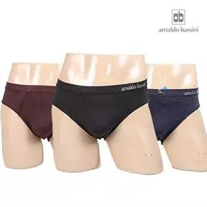 [셀러허브 패션]아날도바시니 남성 쿨아이스 삼각팬티 3종세트 속옷 (5688698A)