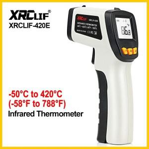 XRCLIF 비접촉 고온계 레이저 적외선 온도계, 계량기-58 ~ 1022
