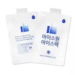 아이스원 16x24 1000개+물주입기 엄지 반제품 워터 친환경 물아이스팩 물타입 얼음팩 대형 아이스팩