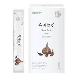 천호엔케어 100% 남해안 일대 자연숙성 흑마늘즙 스틱 흑마늘청 30포, 1개