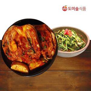 [하프클럽/도미솔김치]포기김치4kg+열무김치2kg