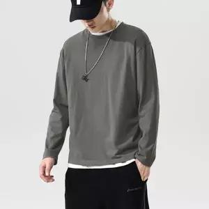 남자 여자 봄 가을 간절기 기본 무지티 긴팔 티셔츠 면티 흰티