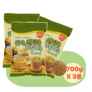 귀리 & 렌틸콩 미숫가루700G 3봉 한끼든든미숫가루