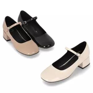 엘칸토 인텐스 여성 블록힐 메리제인 4cm LCWD98I613