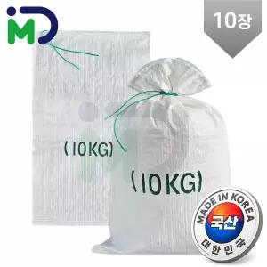 국산 마대 정곡용 10kg 10장 자루 포대 정미소 쌀마대 곡식 벼 재활용 분리수거/모래/낙엽/쌀포대/고추/