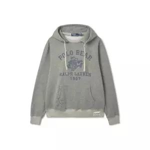 POLO RALPH LAUREN 폴로 베어 플리스 후디 - 그레이