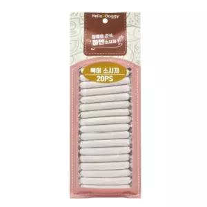 참좋은간식 하얀 소시지 20P(북어)/반려동물/간식/고양이/애견/소세지/반려견/훈련용/반려묘/고급