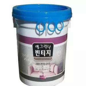 웅스토어 실내용 빈티지 벽면 마감재 투명 4KG 시멘트질감페인트