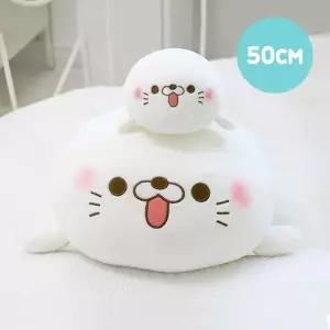 바다표범 모찌 인형 50cm 독설 아자라시 쿠션 베개