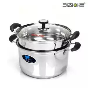 키친아트 냄비 아티스트 2단 찜기 24cm 찜솥 찜냄비 주방용품