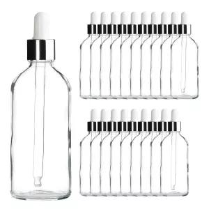불투명용기 실버 뚜껑 100ml 20개 스포이드 투명 공병 용기