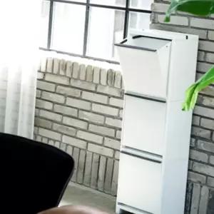 (올핀)프랑코 3단 분리수거함 352 x 270 1145mm 생활 정리 용품
