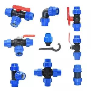호스분배기 연결기 202532405063mm PVC PE 튜브 수돗물 분배기 퀵 밸브 커넥터 정원 농장 관개 물 파이프