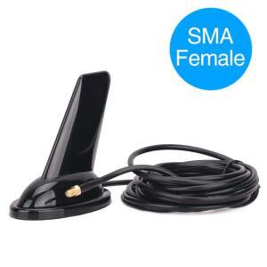 SMA-암형 샤크핀 듀얼 밴드 안테나 VHF UHF 바오펑 UV-5R UV-21 PRO 콴셩 TK11 K6 무전기용