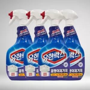 sh) 유한양행 유한락스 곰팡이제거제 600ml 4개